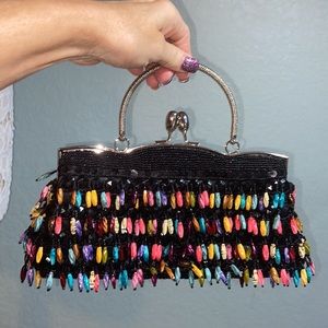 Like new Vintage gorgeous Moni Couture Beaded Evening Bag